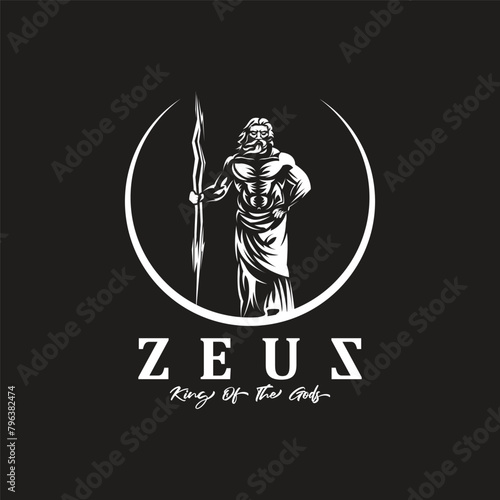 Zeus logo design vector illustration.