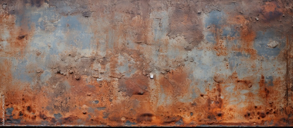 Rusty metal texture with weathered paint Rusty metal texture with weathered paint