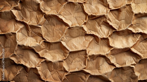 Seamless Brown Paper Texture with Organic Patterns