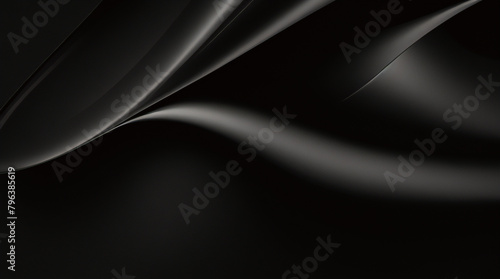 黒の抽象的なバナーの背景。斜めの線を持つ暗い深い黒の動的ベクトルの背景。モダンなクリエイティブなプレミアムグラデーション。幾何学的な要素を持つビジネス プレゼンテーション バナーの 3 d カバー 