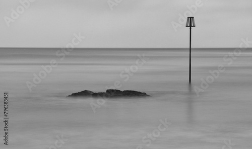 Maritime Hazard Warning Of Rocks In The Bay