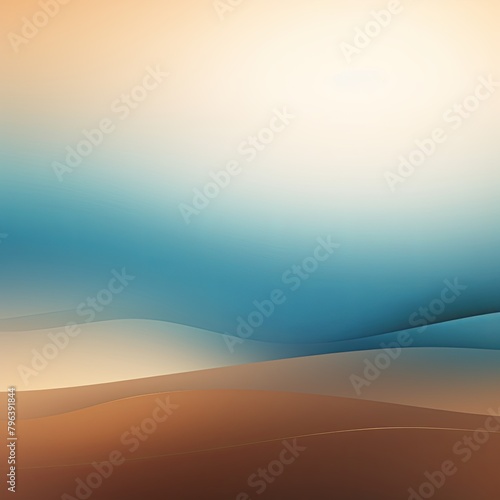 Sky Blue dark beige grainy gradient background glowing light dark backdrop  noise texture effect banner header poster design blank empty with copy space