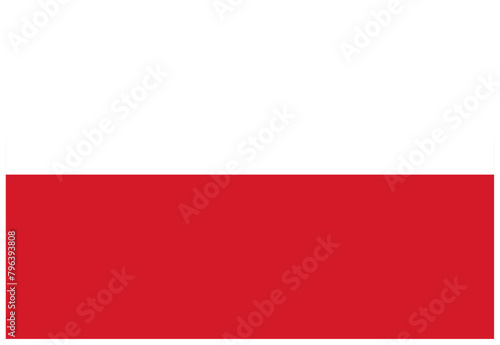 Poland flag illustrator country flags