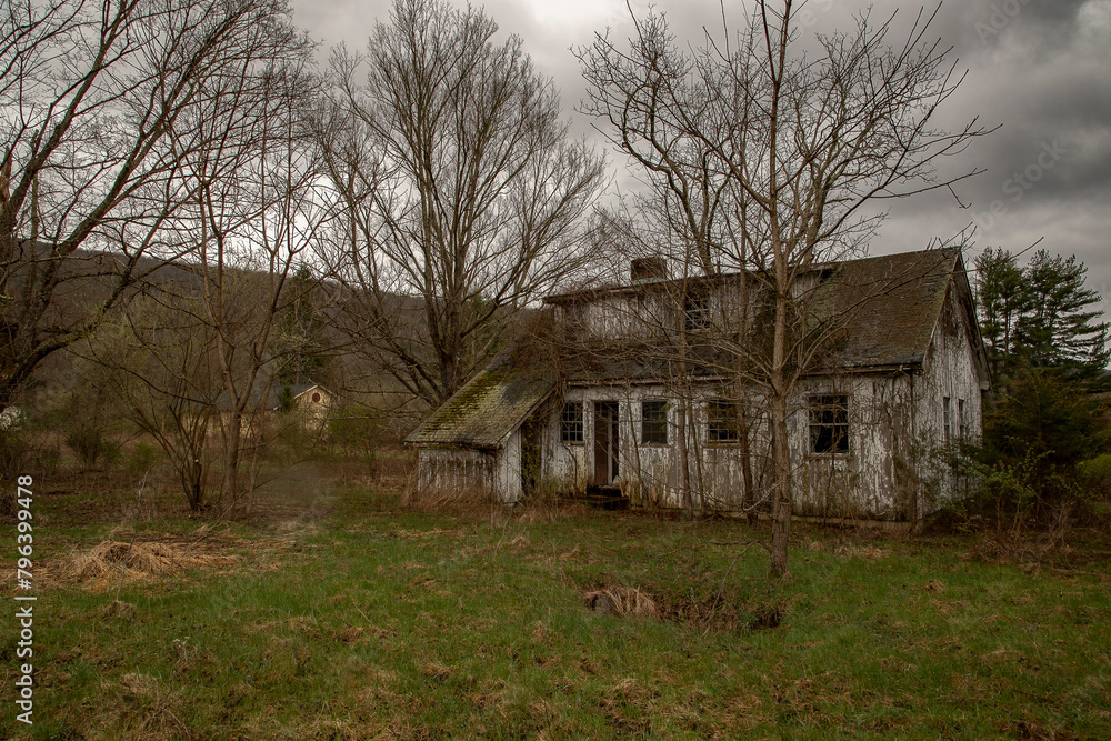 Abandoned tenant house in the Delaware Water Gap  National Recreation Area