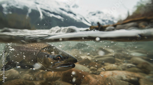 Salmon run photo