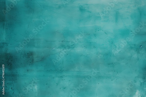 Teal old scratched surface background blank empty with copy space 