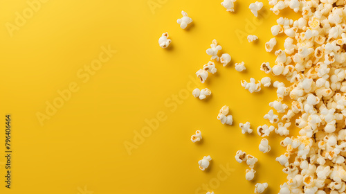 Top view of popcorn