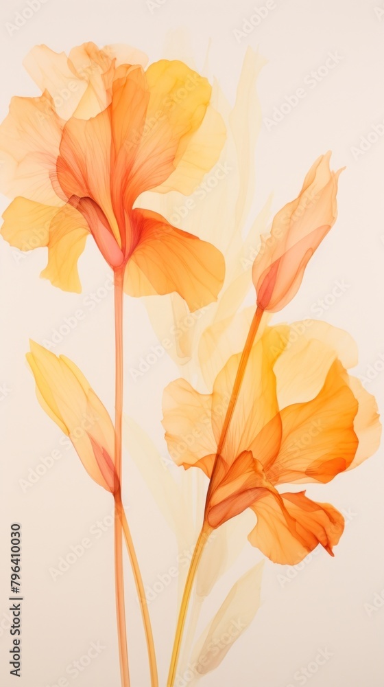 custom made wallpaper toronto digitalPressed canna lilies wallpaper flower petal plant.