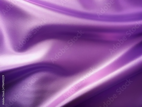 Violet foil metallic wall with glowing shiny light, abstract texture background blank empty with copy space 