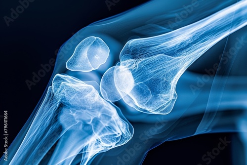 X-Ray of a Healthy Human Shoulder Joint photo