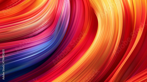 Vibrant gradients merge  chromatic complexity.