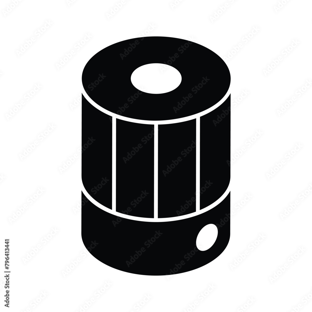 Isometric vector of smart speaker, editable icon Isometric vector of smart speaker, editable icon