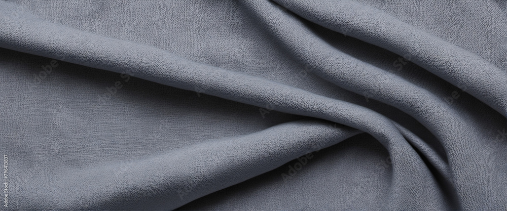 Fototapeta premium Gray grey natural cotton linen textile 