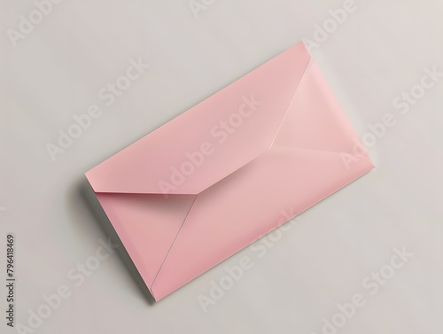 Envelope mockup, on neutral background