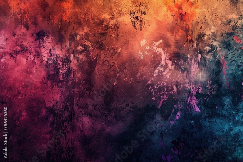 Colorful abstract painting suitable for various design projects