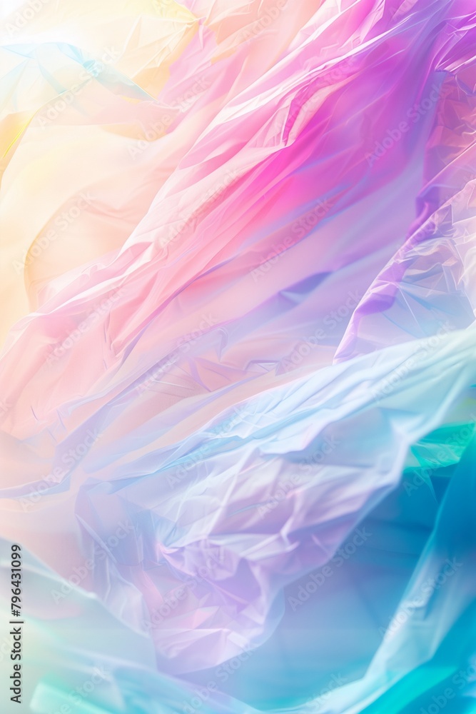 elegant abstract angel poster with a pastel color scheme elegant abstract angel poster with a pastel color scheme