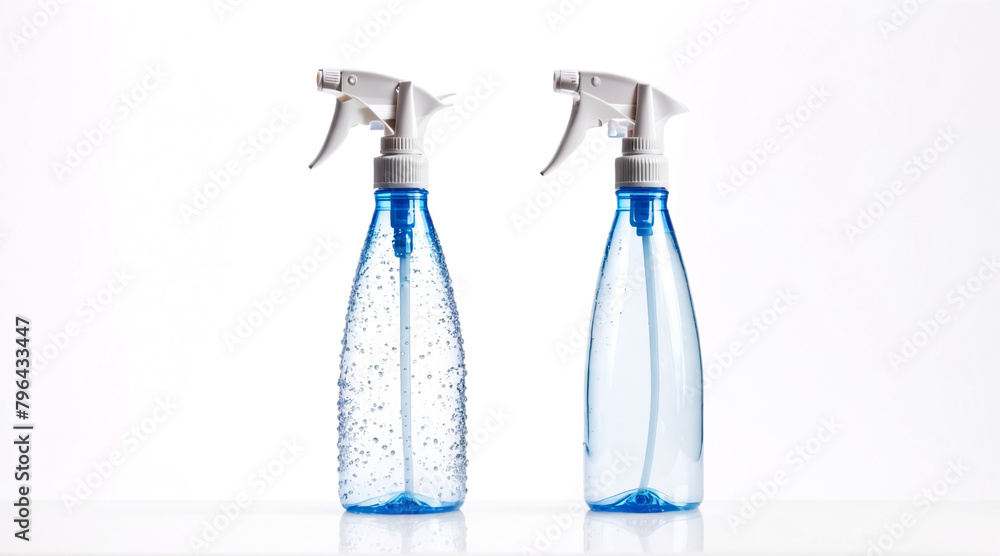 Transparent water spray bottle, Transparent water spray bottle,