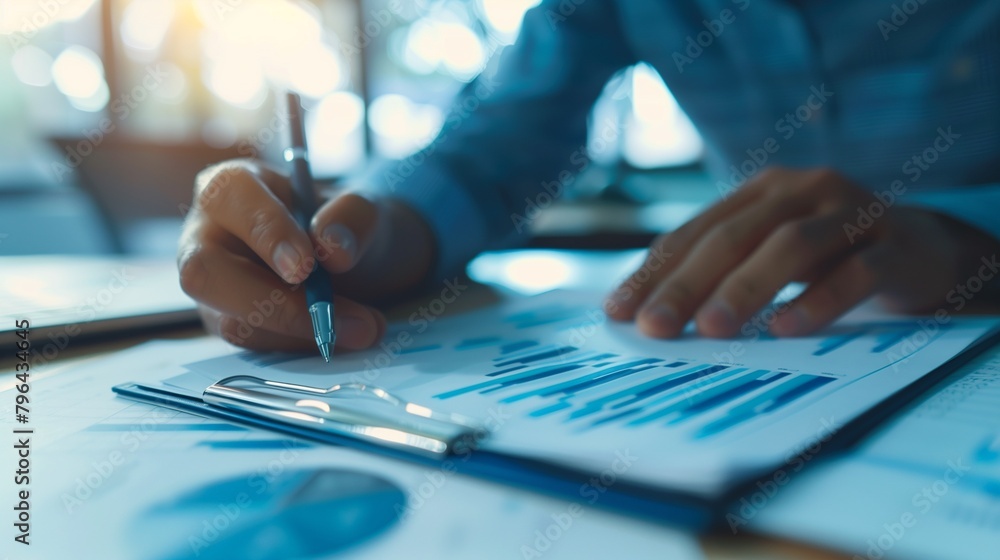 Business audit stock financial finance management on analysis data strategy with graph accounting marketing or report chart economy investment research profit concept Business audit stock financial finance management on analysis data strategy with graph accounting marketing or report chart economy investment research profit concept
