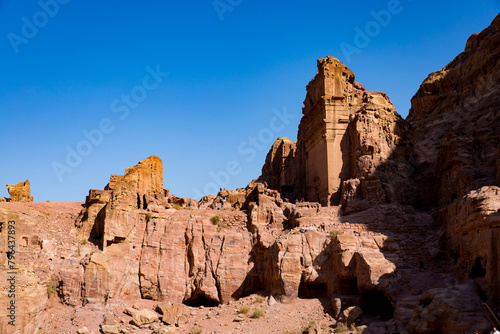 Wallpaper Mural View of Uneishu Tomb in the archeological site of Petra in Jordan Torontodigital.ca