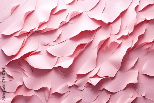 Wallpaper Mural b'Pink wavy crumpled paper texture background' Torontodigital.ca