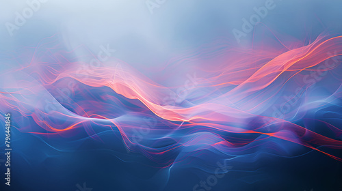 Bright abstract background with multi-colored wavy volumetric lines, Advertising, wallpaper, cover background ,Wavy textured geometric elements and dynamic colorful fluid background, Random waves 
