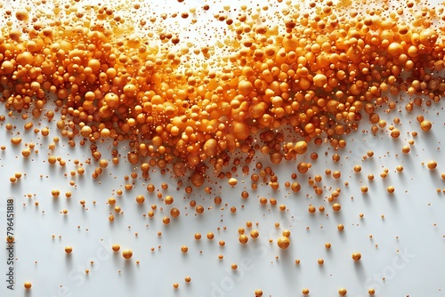 Golden-Brown Particle Explosion: A Burst of Texture