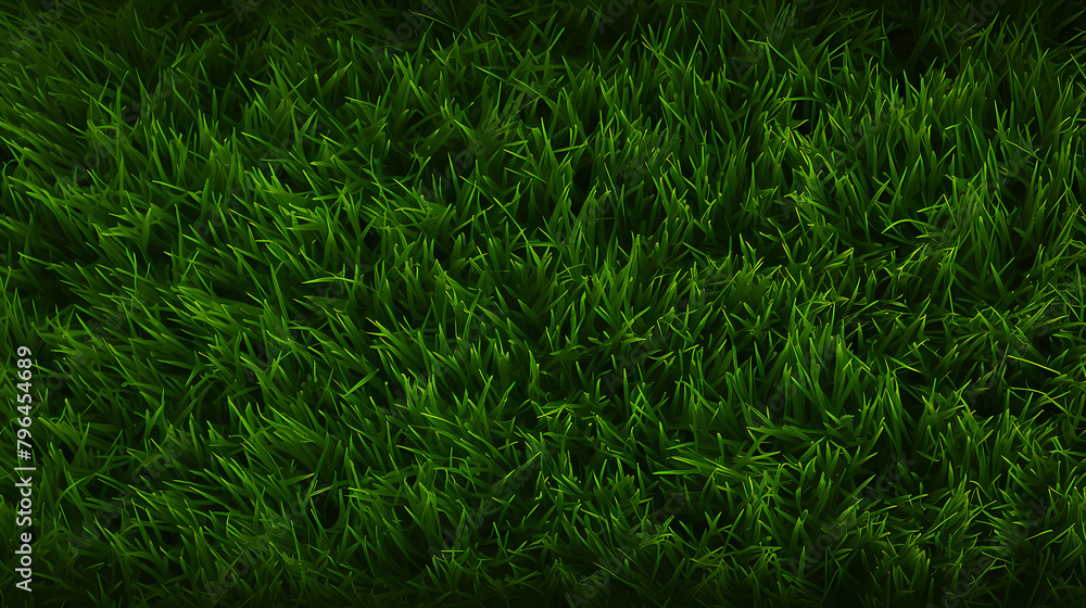 3D rendering of grass texture