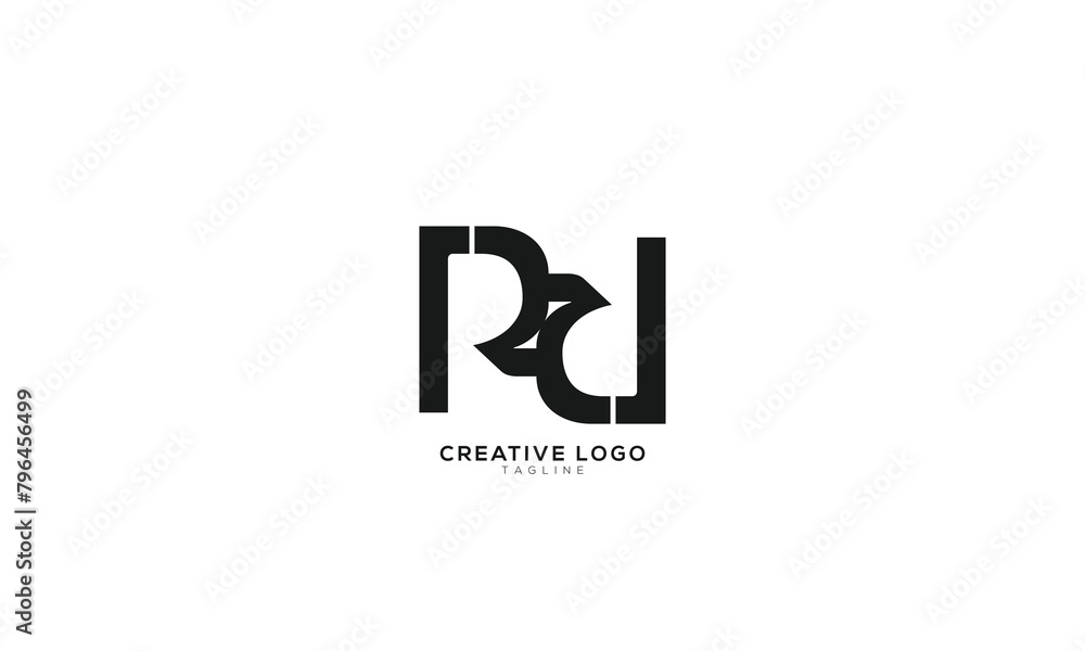 PD Abstract initial monogram letter alphabet logo design PD Abstract initial monogram letter alphabet logo design