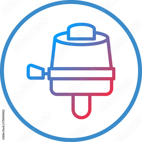 Cycle Bell Icon Style