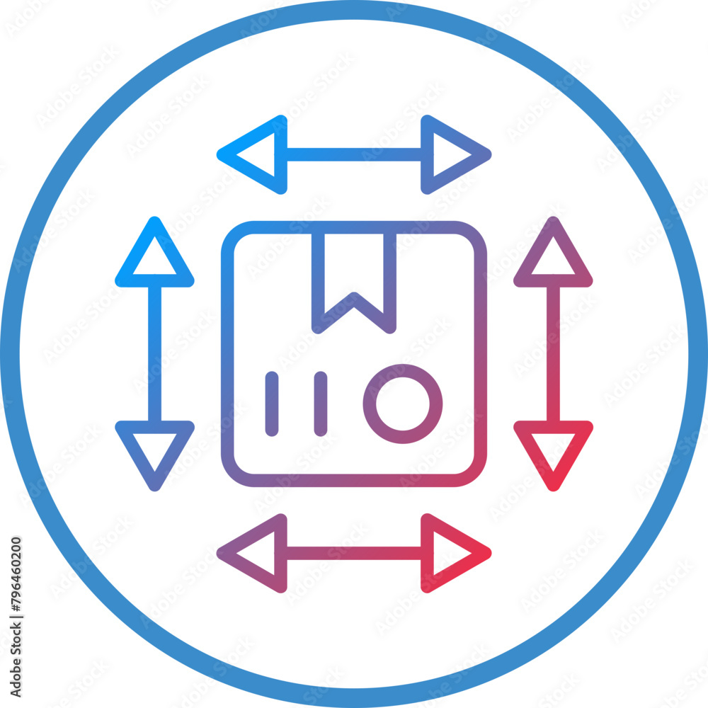 Dimension Icon Style Dimension Icon Style