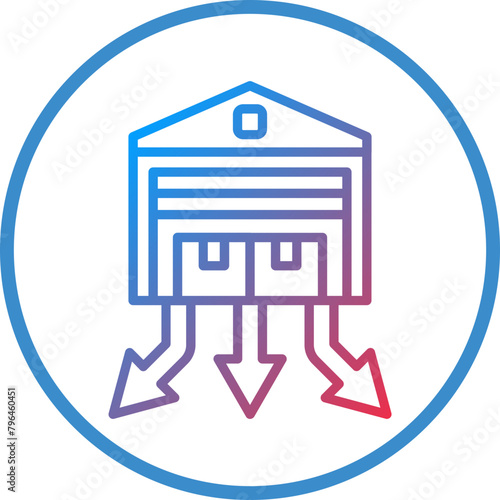 Distribution Center Icon Style