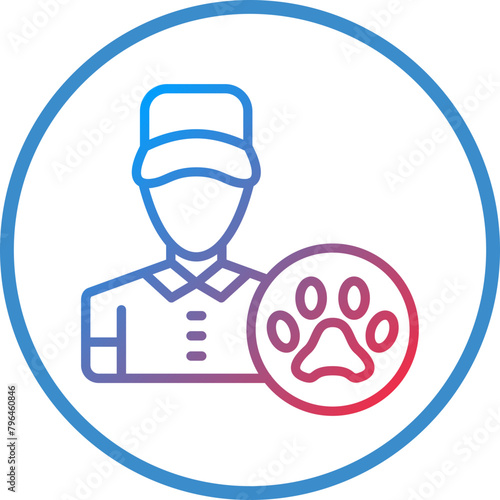Animal Handler Male Icon Style
