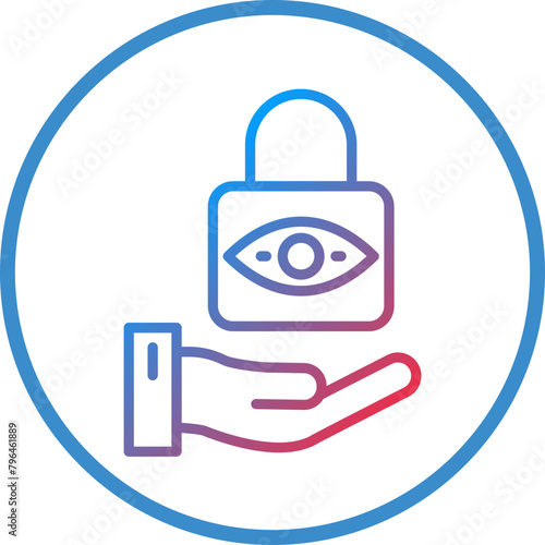 Privacy Awareness Icon Style