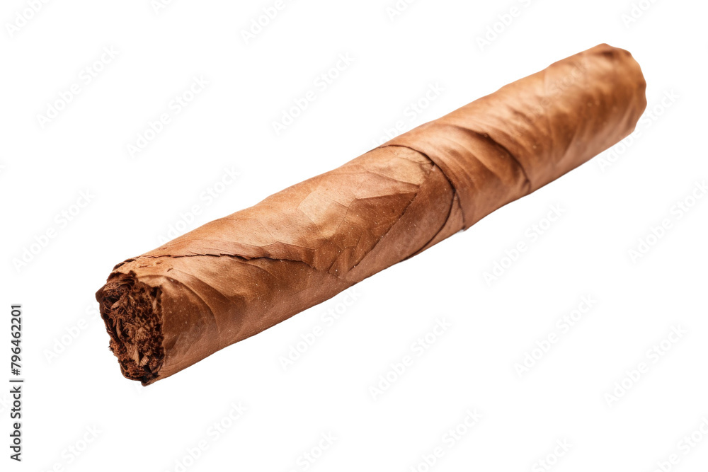 Solitary Elegance: A Curious Tale of a Lone Cigar. On a White or Clear Surface PNG Transparent Background. Solitary Elegance: A Curious Tale of a Lone Cigar. On a White or Clear Surface PNG Transparent Background.