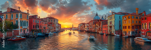 Venice Canal Italy, Venice beautiful romantic italian city 