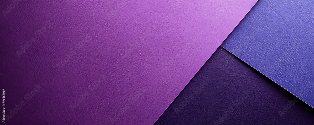 Purple paper minimalistic presentation background. Top view, flat lay with copy space for text Purple paper minimalistic presentation background. Top view, flat lay with copy space for text