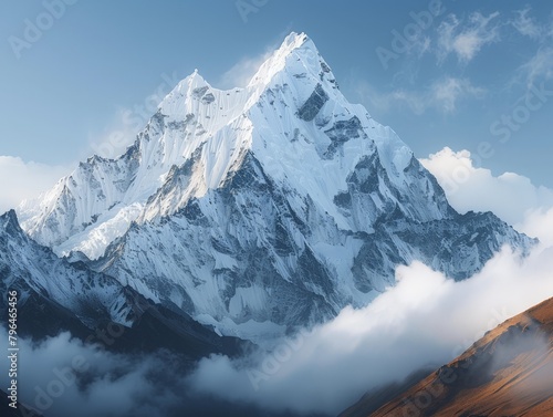  "Himalayan Snow Peaks with Iconic Mountains"