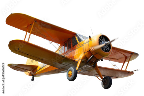 Jump Plane Display On Transparent Background.