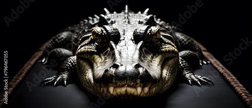 Portrait of a crocodile