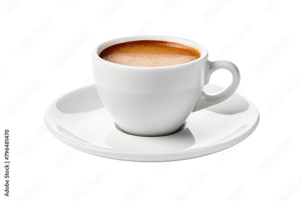 The Elegant Dance of Coffee and Saucer. On a White or Clear Surface PNG Transparent Background. The Elegant Dance of Coffee and Saucer. On a White or Clear Surface PNG Transparent Background.
