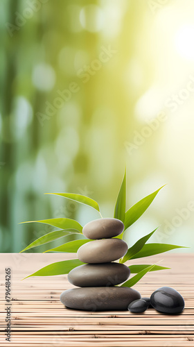 Tranquil spa background