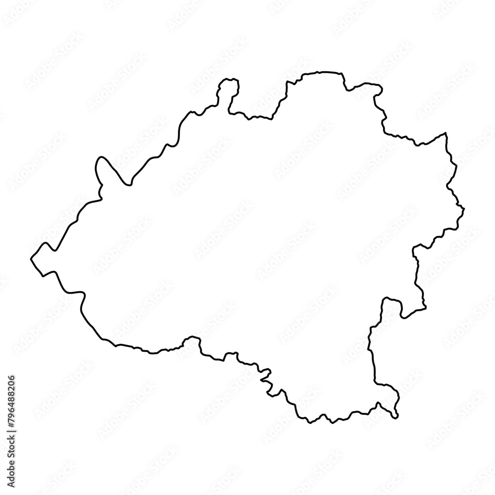 Map of the Province of Soria, administrative division of Spain. Vector illustration. Map of the Province of Soria, administrative division of Spain. Vector illustration.