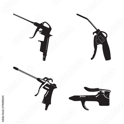 Air Blow gun icon photo