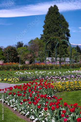 View of the Stresa botanical gardens in springtime © Antonio
