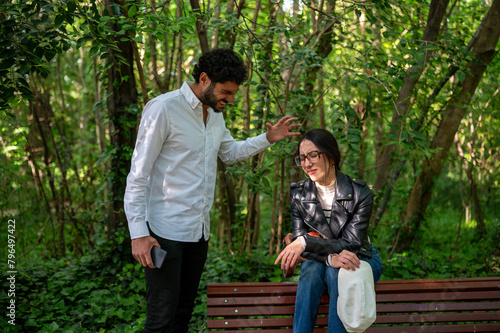 Woman crying for her partner