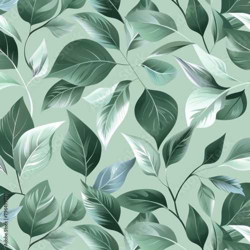 seamless botanical pattern.