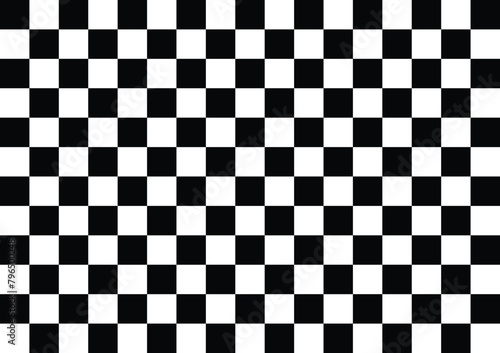 black and white checkered pattern