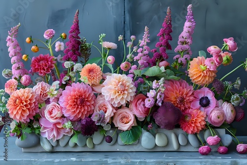 A Masterclass in Floral Arrangements: Four Unique Compositions © Maquette Pro