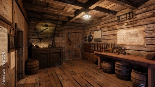 A virtual history museum with interactive exhibits from various time periods  © Alex