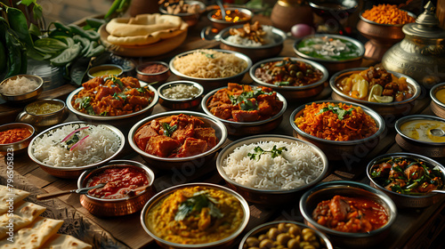 assorted indian food © Food Cart